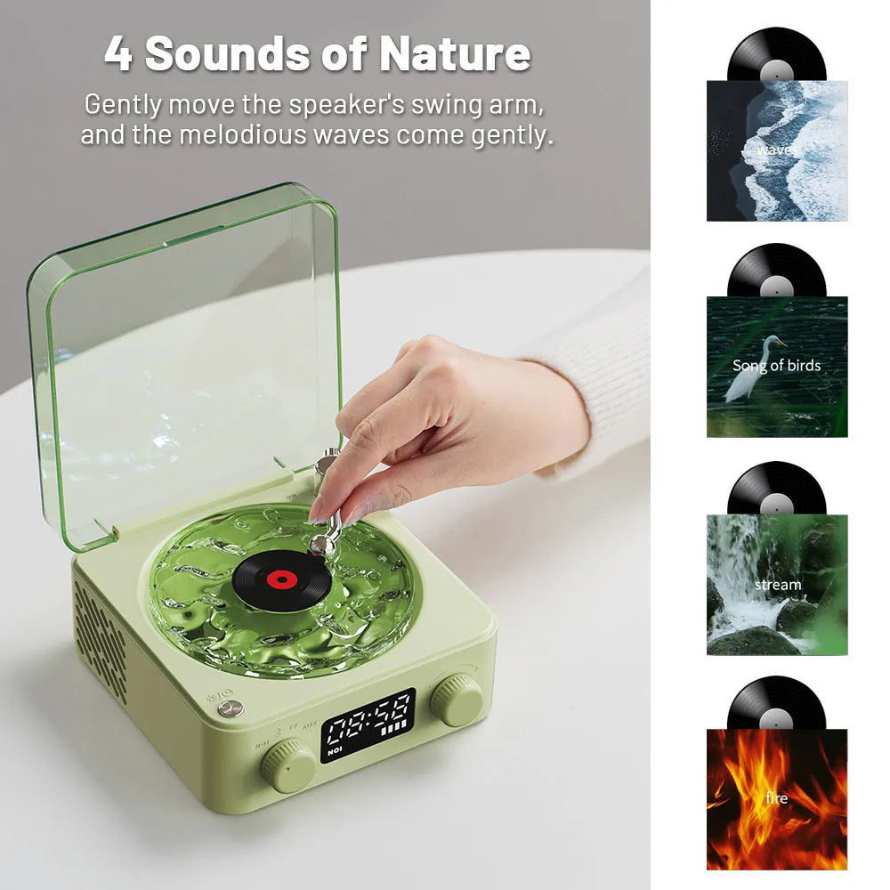 Mini Retro White Noise Bluetooth Speaker Portable Vintage Sleep Aid Bluetooth Speaker