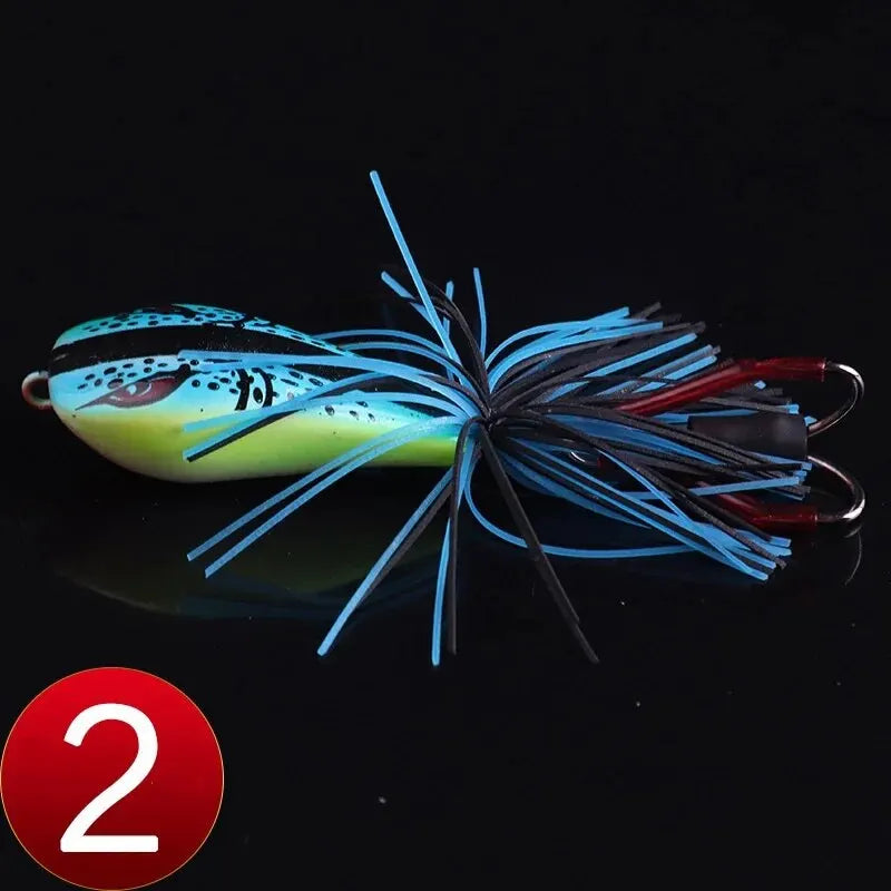 Frog Lures 9g Fishing Lures Floating Weedless Lure with Double Sharp Hooks - Dude Essentials