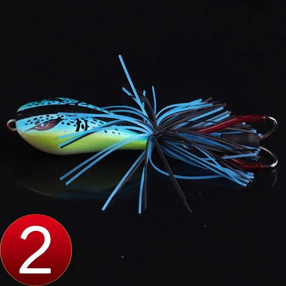 Frog Lures 9g Fishing Lures Floating Weedless Lure with Double Sharp Hooks - Dude Essentials