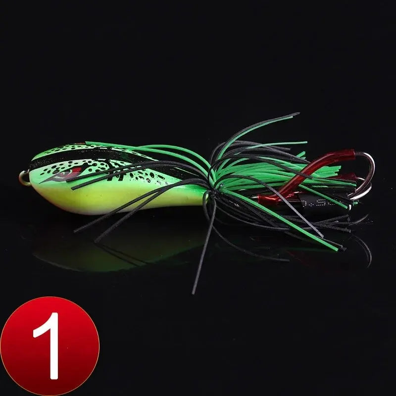 Frog Lures 9g Fishing Lures Floating Weedless Lure with Double Sharp Hooks - Dude Essentials