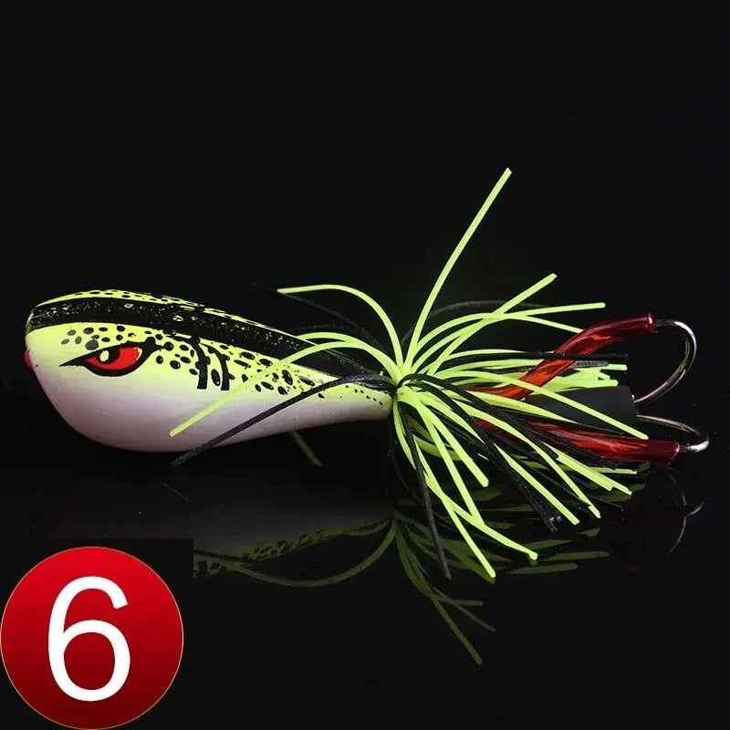 Frog Lures 9g Fishing Lures Floating Weedless Lure with Double Sharp Hooks - Dude Essentials