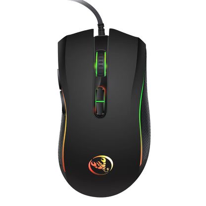 Optical Professional Gaming Mouse with 7 Bright Colors LED Backlit - Dude Essentials