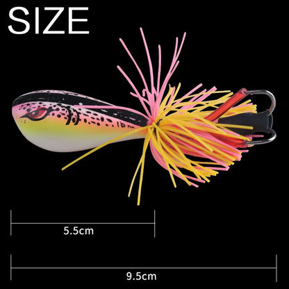 Frog Lures 9g Fishing Lures Floating Weedless Lure with Double Sharp Hooks - Dude Essentials
