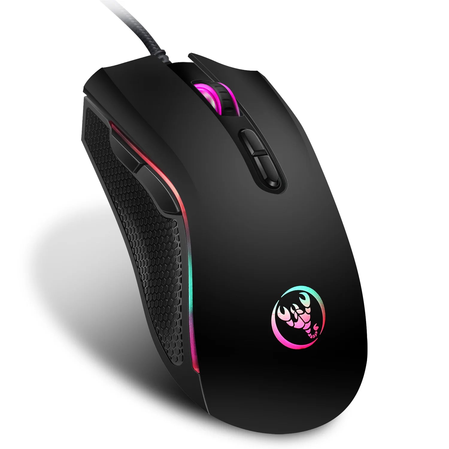 Optical Professional Gaming Mouse with 7 Bright Colors LED Backlit - Dude Essentials
