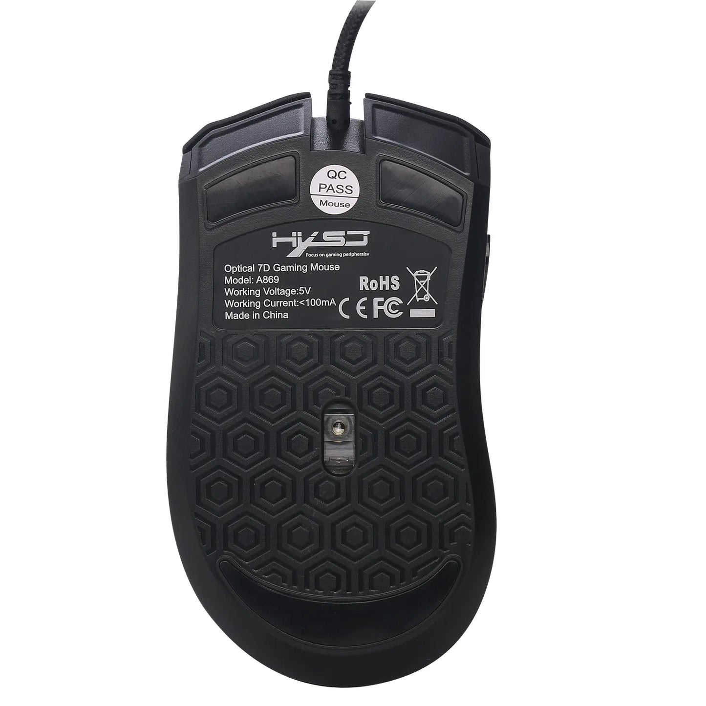 Optical Professional Gaming Mouse with 7 Bright Colors LED Backlit - Dude Essentials