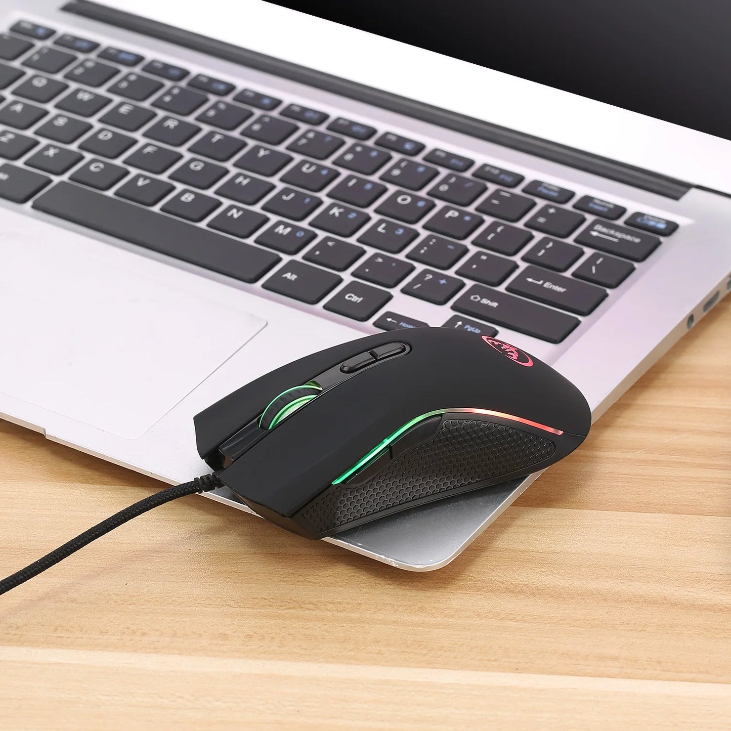 Optical Professional Gaming Mouse with 7 Bright Colors LED Backlit - Dude Essentials