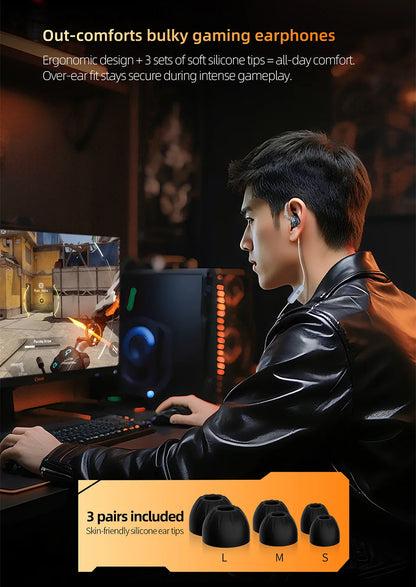KZ Gale In-Ear Gaming Earphones E-sports Bass Metal Earbuds - Dude Essentials