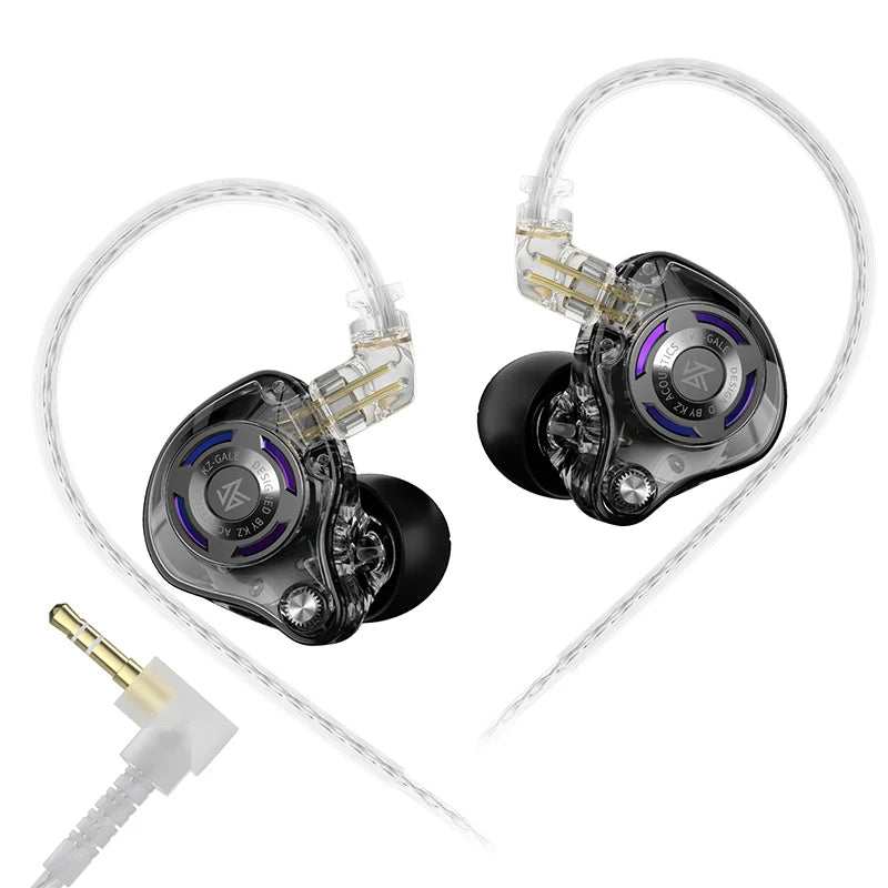 KZ Gale In-Ear Gaming Earphones E-sports Bass Metal Earbuds - Dude Essentials