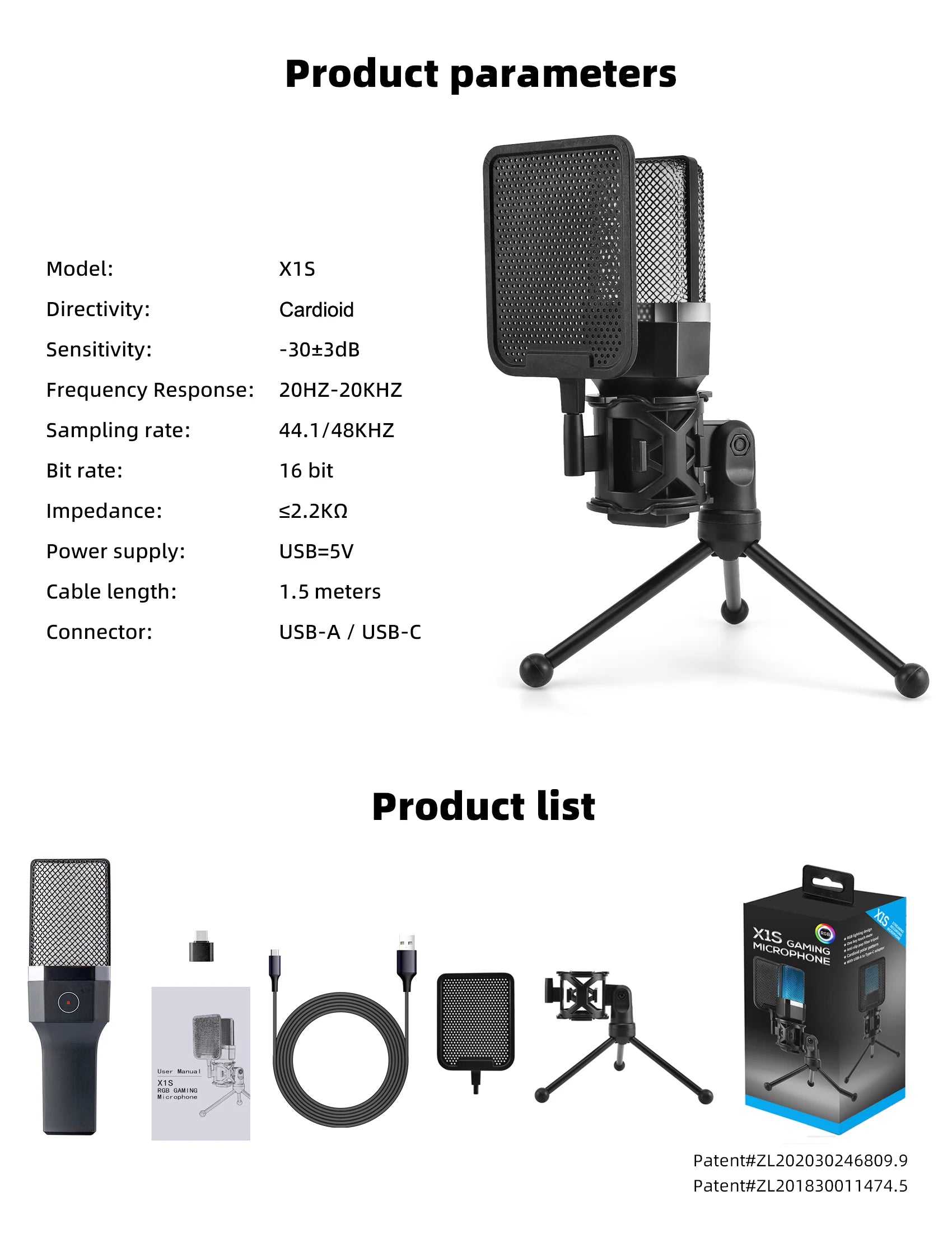 Gaming Microphone Professional Condenser Mic PC Laptop Computer - Dude Essentials