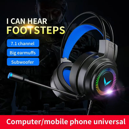 G58 gaming headset gaming wired 7.1 channel