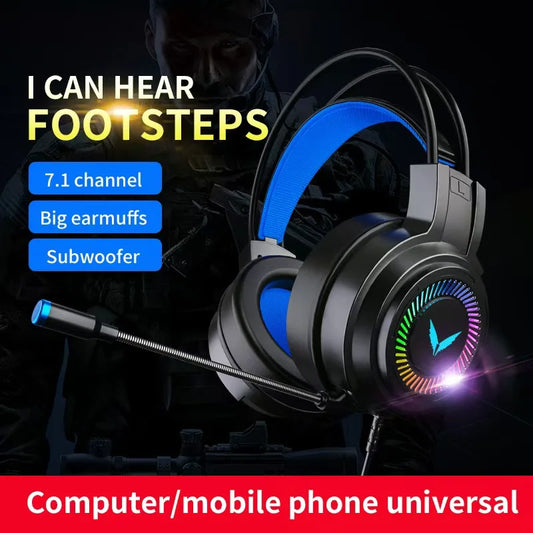 G58 gaming headset gaming wired 7.1 channel