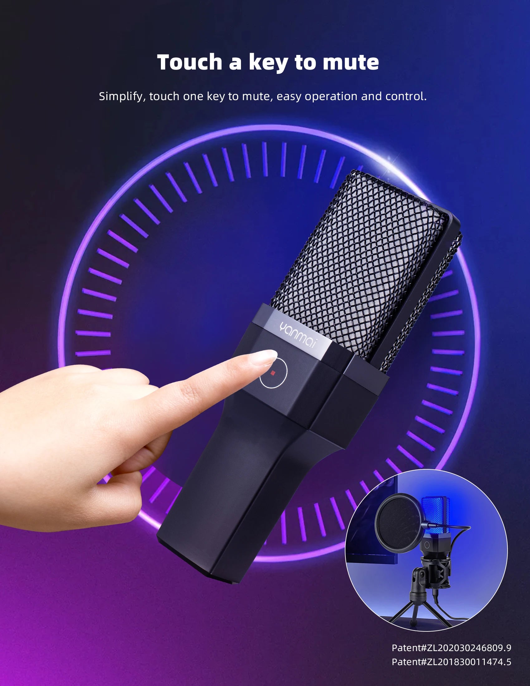 Gaming Microphone Professional Condenser Mic PC Laptop Computer - Dude Essentials