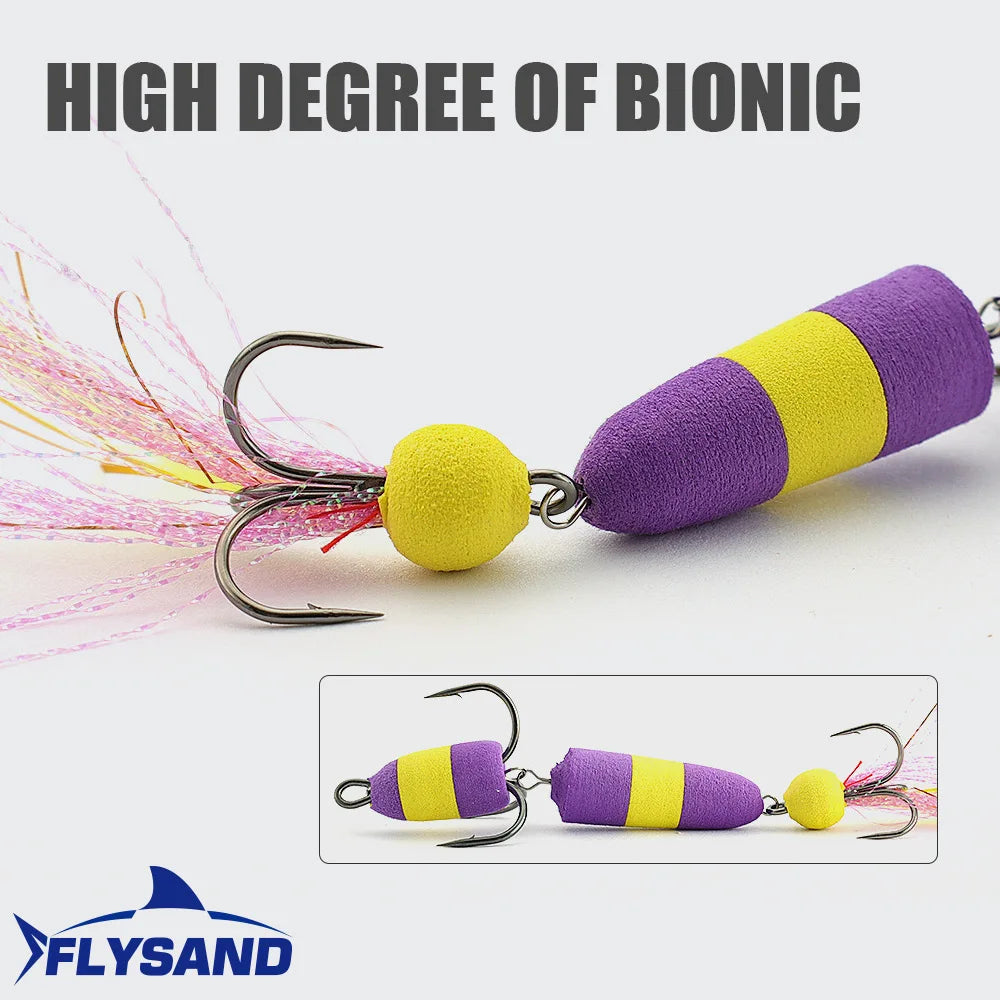Frog Lures 9g Fishing Lures Floating Weedless Lure with Double Sharp Hooks - Dude Essentials