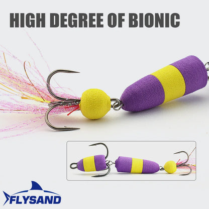Frog Lures 9g Fishing Lures Floating Weedless Lure with Double Sharp Hooks - Dude Essentials