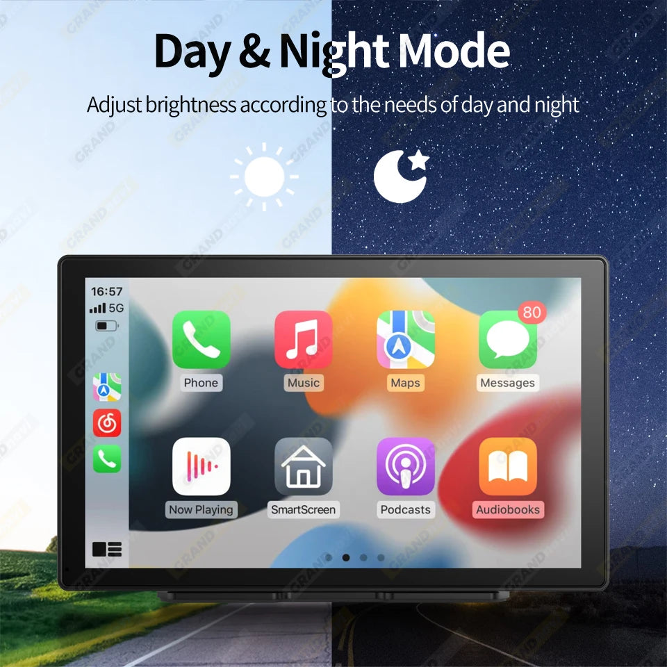 9 inch Car Radio Multimedia Video Player CarPlay Android Auto IPS Touch Screen AUX Input - Dude Essentials