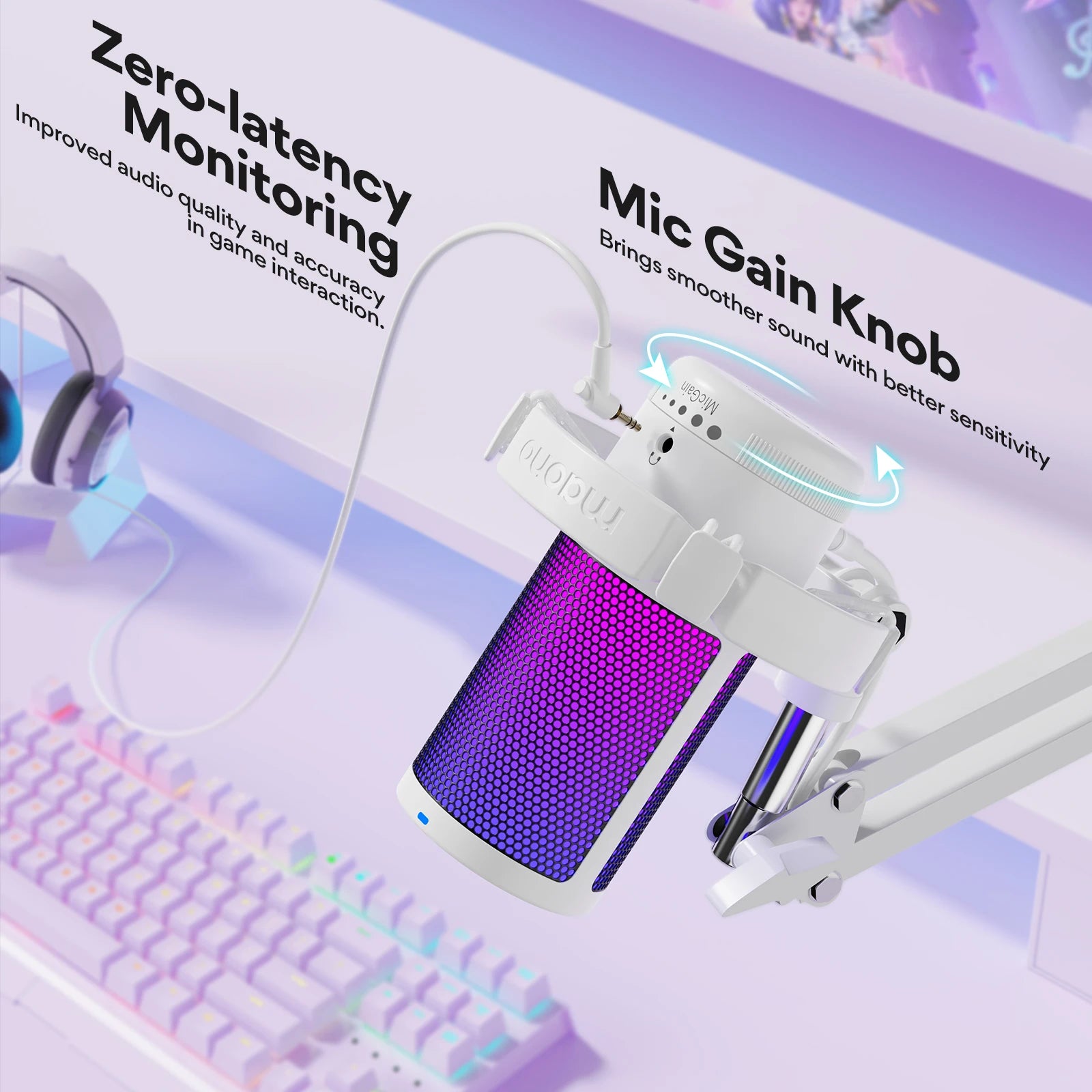 Maono Gamerwave DGM20S USB Gaming Microphone - Dude Essentials