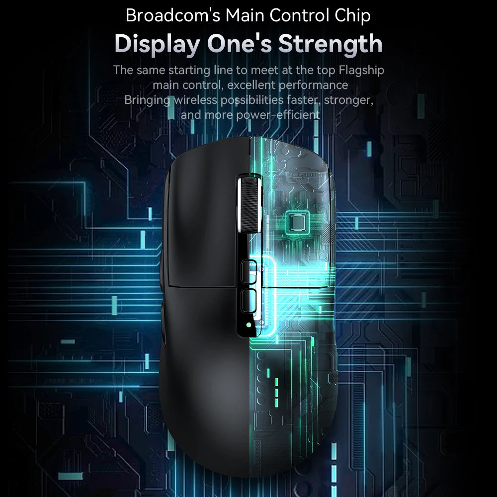X6 Lightweight Wireless Gaming Mouse with 3 Mode Wired 2.4G - Dude Essentials