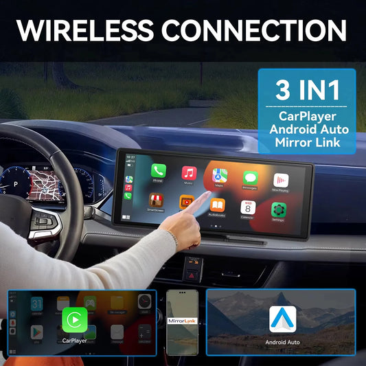 Universal Portable Carplay for Car Screen, Wireless Carplay Screen - Dude Essentials
