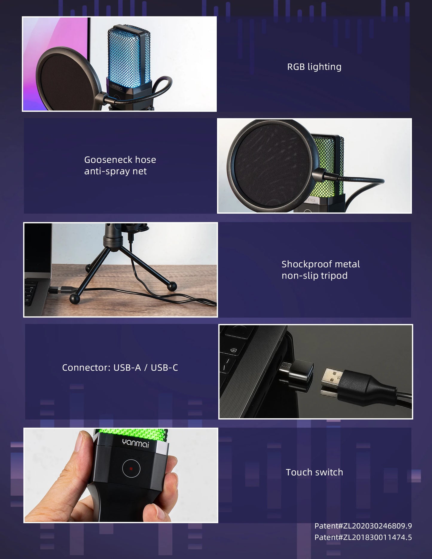 Gaming Microphone Professional Condenser Mic PC Laptop Computer - Dude Essentials