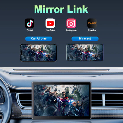 7 inch Portable Multimedia Player Carplay AI Screen IPS Touch Screen GPS Navigation Bluetooth Support - Dude Essentials