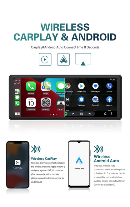 Universal Portable Carplay for Car Screen, Wireless Carplay Screen - Dude Essentials