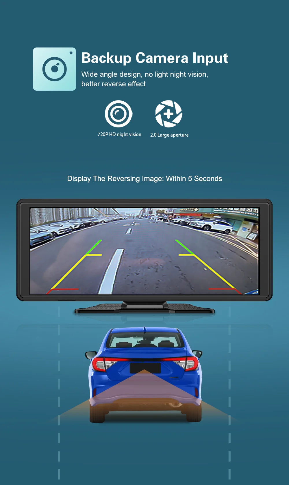 Universal Portable Carplay for Car Screen, Wireless Carplay Screen - Dude Essentials