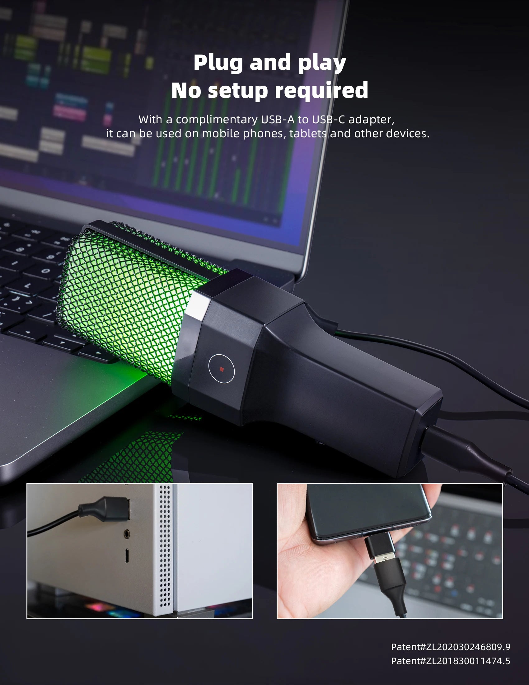 Gaming Microphone Professional Condenser Mic PC Laptop Computer - Dude Essentials