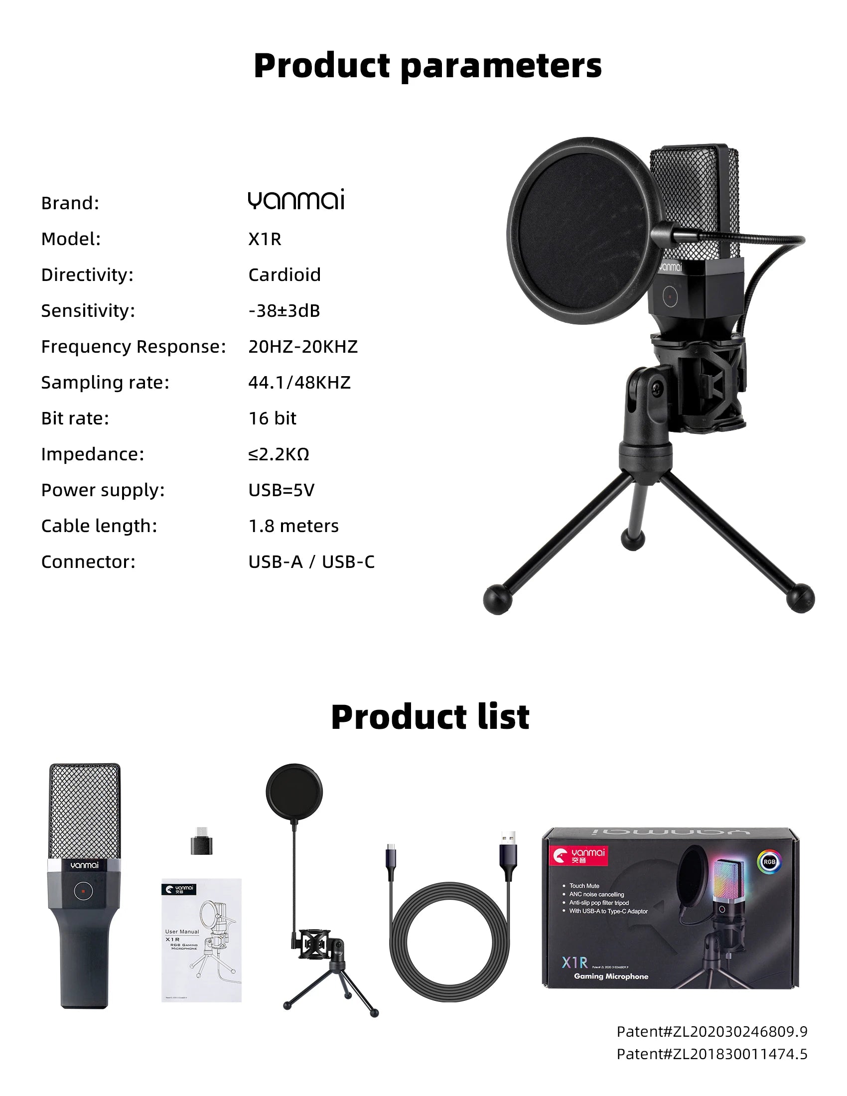 Gaming Microphone Professional Condenser Mic PC Laptop Computer - Dude Essentials
