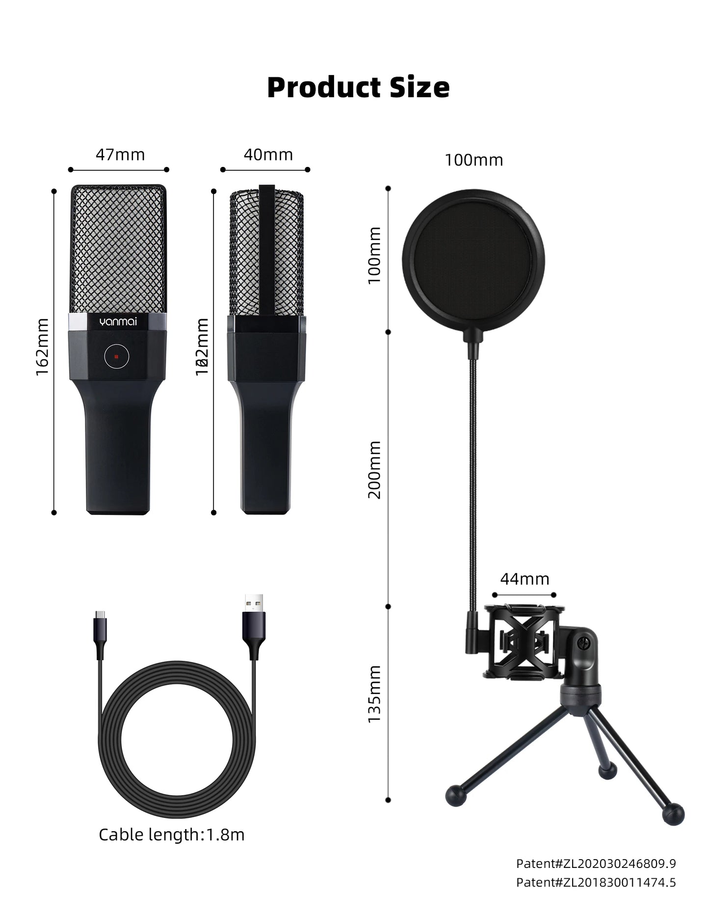 Gaming Microphone Professional Condenser Mic PC Laptop Computer - Dude Essentials