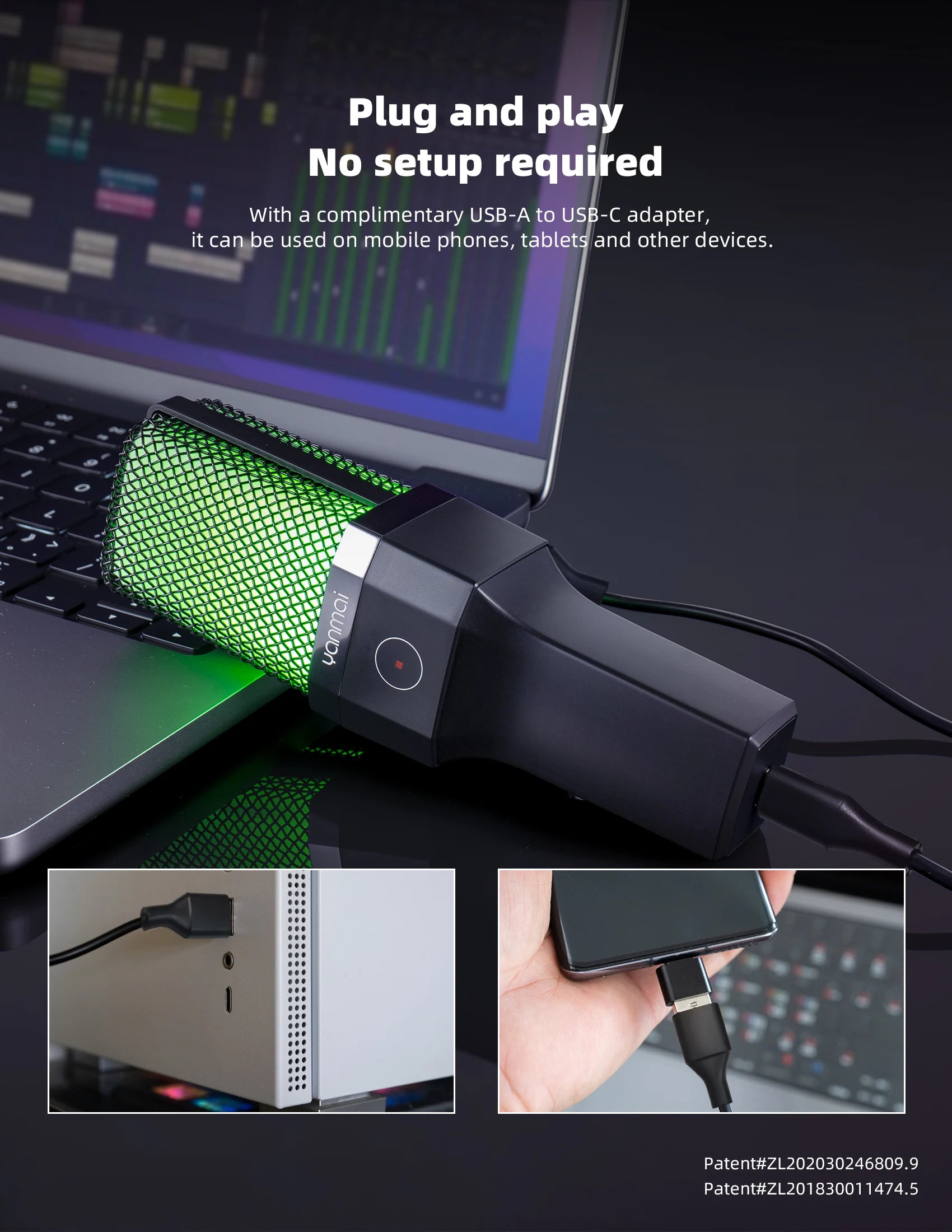 Gaming Microphone Professional Condenser Mic PC Laptop Computer - Dude Essentials