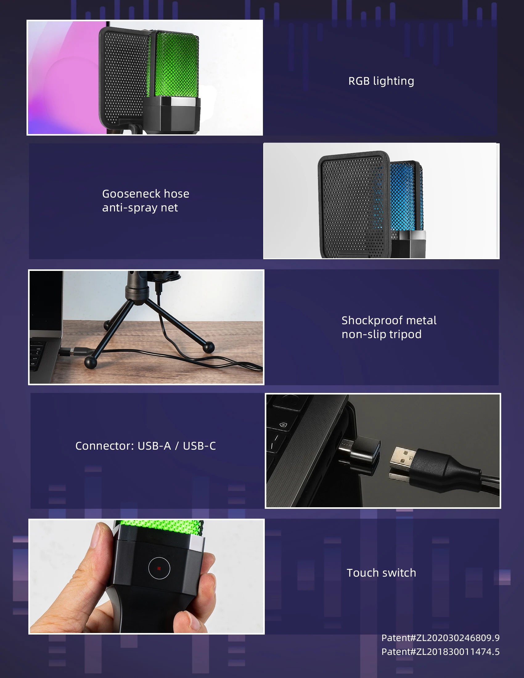 Gaming Microphone Professional Condenser Mic PC Laptop Computer - Dude Essentials