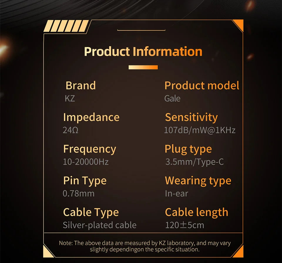 KZ Gale In-Ear Gaming Earphones E-sports Bass Metal Earbuds - Dude Essentials