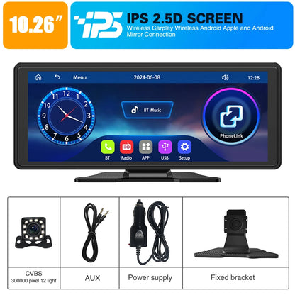 Universal Portable Carplay for Car Screen, Wireless Carplay Screen - Dude Essentials