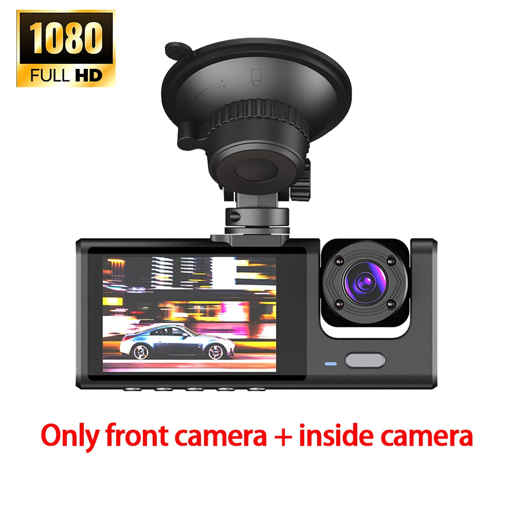 Dash Cam WIFI APP Car DVR 3 Channel - Dude Essentials