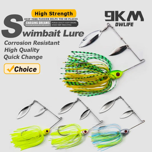 Jig Fishing Lures Bass Lure Freshwater Swim Baits for Bass Fishing Lure - Dude Essentials