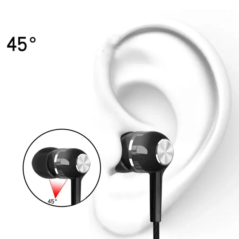 3.5mm Wired Earphone In Ear Headset HIFI Heavy Bass Earbuds - Dude Essentials