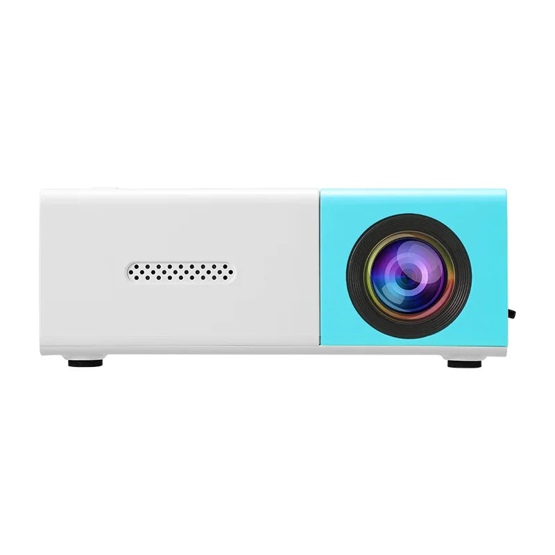 Portable Mini Projector with Full HD 1080P Support (Includes Remote Control)