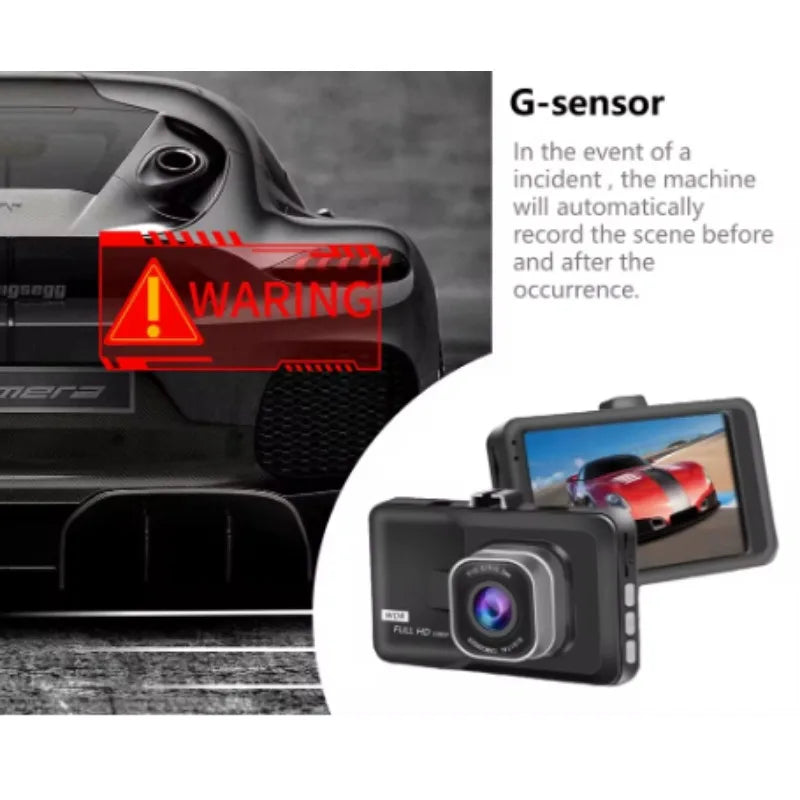 Dash cam |Vehical Camera |1080P FHD & 170-degree wide-angle lens - Dude Essentials