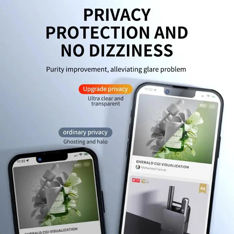 5Pcs Full Cover Anti Spy Screen Protector - Dude Essentials