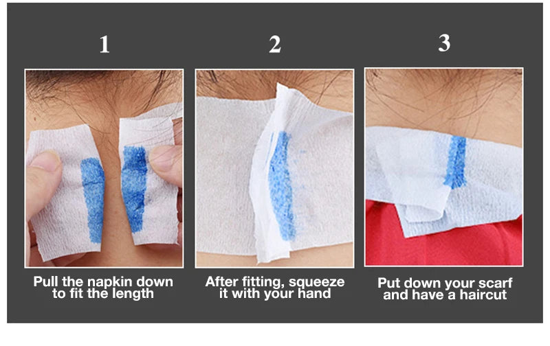 1 Roll/Pack Disposable Hair Cutting Accessory Neck Paper - Dude Essentials