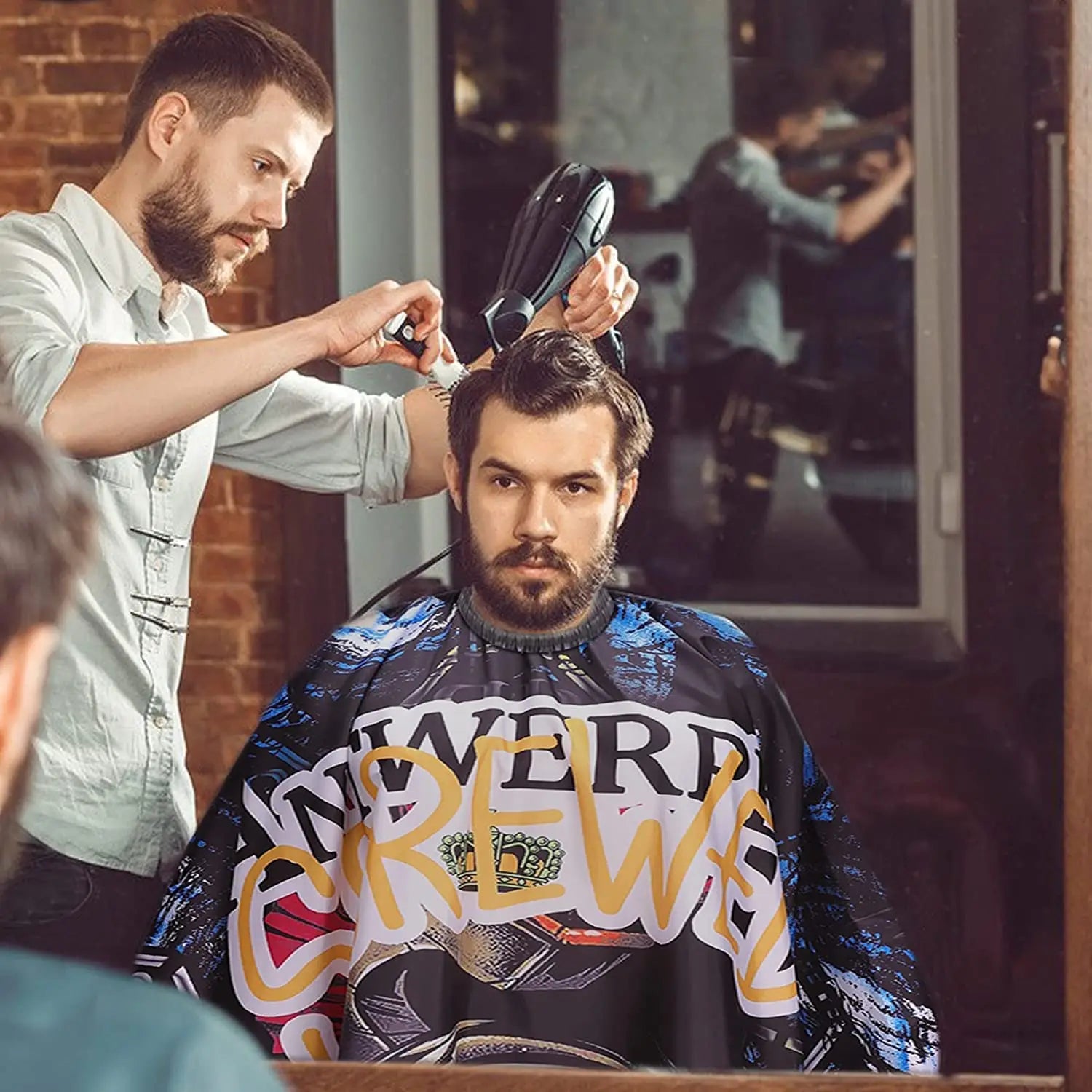 Hairdressing Cape for Hairstylist New Pattern Barber Capes - Dude Essentials