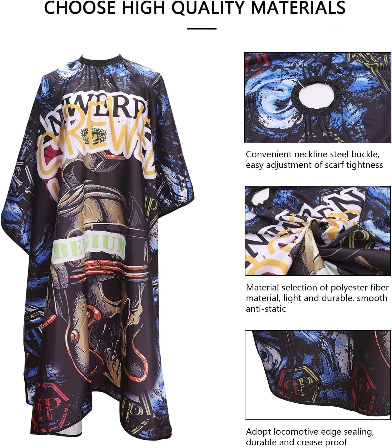 Hairdressing Cape for Hairstylist New Pattern Barber Capes - Dude Essentials