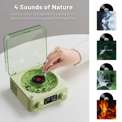 Mini Retro White Noise Bluetooth Speaker Portable Vintage Sleep Aid Bluetooth Speaker