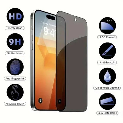5Pcs Full Cover Privacy Screen Protector - Dude Essentials