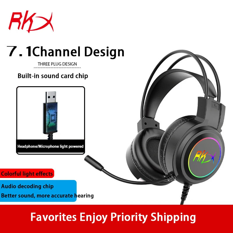 Gaming headset headset computer wired headset - Dude Essentials