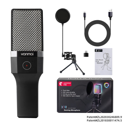 Gaming Microphone Professional Condenser Mic PC Laptop Computer - Dude Essentials