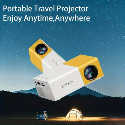 Mini projector LED portátil YG300 HDMI, USB, TF audio