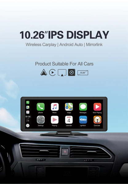 Universal Portable Carplay for Car Screen, Wireless Carplay Screen - Dude Essentials