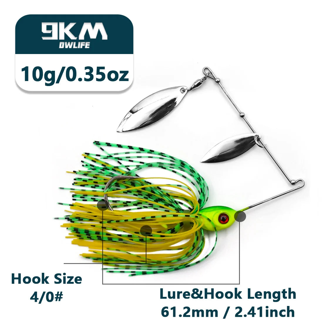 Jig Fishing Lures Bass Lure Freshwater Swim Baits for Bass Fishing Lure - Dude Essentials