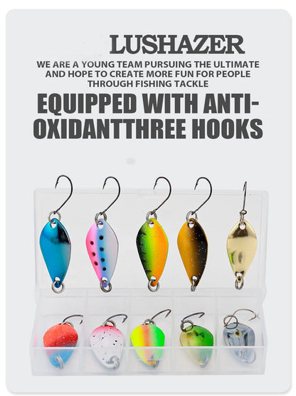 2.5g/3.5g/5g Fishing Kit Jig Spoon Lure Bait Set - Dude Essentials